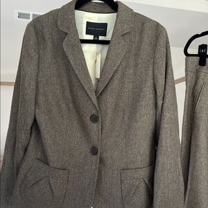 Banana Republic Brown Blazer Classic Suit Jacket and skirt (knee length)